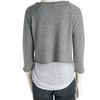Zadig & Voltaire Pull Reglis Cut Bis Cashmere in Gray (grey) - Lyst