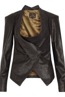 Vivienne Westwood Anglomania Black Bounty Leather Jacket - Lyst