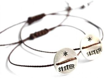 Bijouxbar By Vivien Frank Set Of 3 Sister Bracelets - Lyst