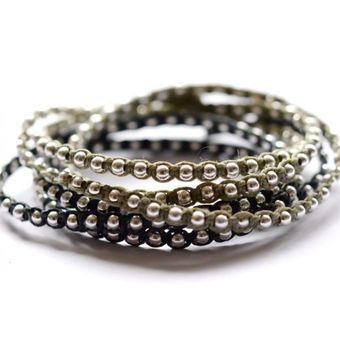 Bijouxbar By Vivien Frank 2 X Triple Combination Sage and Charcoal Gray - Lyst