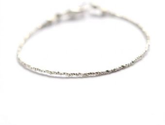 Bijouxbar By Vivien Frank Essential Pure Silver Bracelet - Lyst
