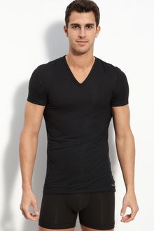 Calvin Klein Micromodal V-neck T-shirt - Lyst