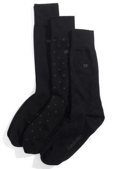 Calvin Klein Patterned Socks (3-pack) - Lyst