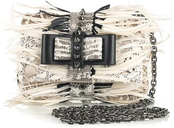 Christian Louboutin Sweet Charity Woodoo Calf Hair Shoulder Bag - Lyst