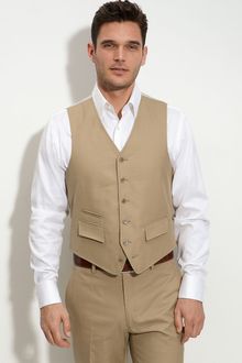 John Varvatos Cotton Vest - Lyst