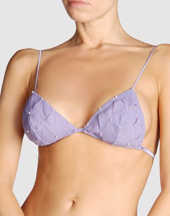 La Perla Black Label Triangle Bras - Lyst