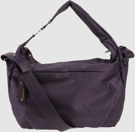 duck shopping bag purple