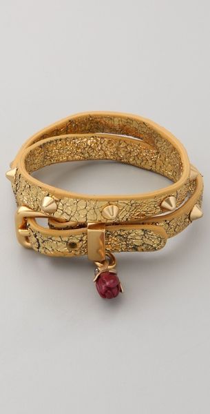 Marc By Marc Jacobs Last Dance Leather Wrap Bracelet - Lyst