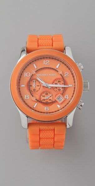 Michael Kors Large Strap Watch - Lyst