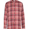 Oliver Spencer Red Plaid Contrast Cuff Shirt in Red for Men - Lyst