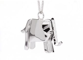 Origami Jewellery Necklace Elephant - Lyst