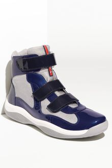 Prada Americas Cup High Top Triple Strap Sneaker (men) - Lyst