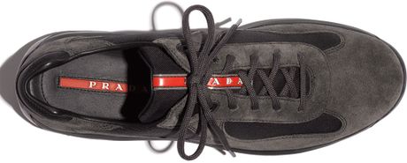 prada americas cup suede sneaker
