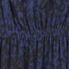 Sea Ny Blue Broken Chain Print Lace Neck Dress in Blue - Lyst