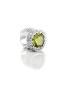 Sikara & Co. Sikaras Yucatan Circle Cocktail Ring On Hammered - Lyst