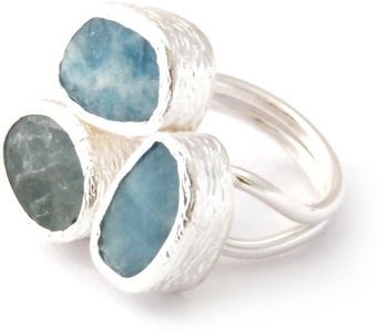 Toosis Aquamarine Silver Ring - Lyst