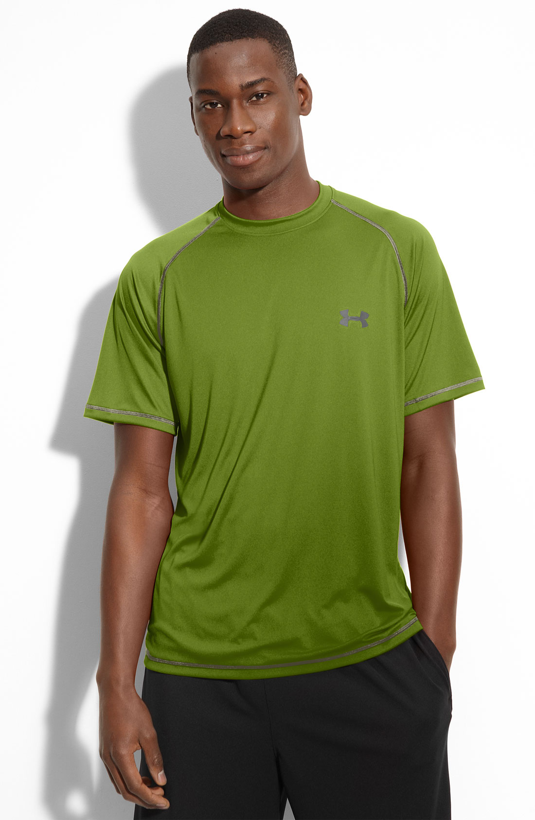 Under Armour 4 Bottle Heatgear® Uv Protection Tshirt in Green for Men