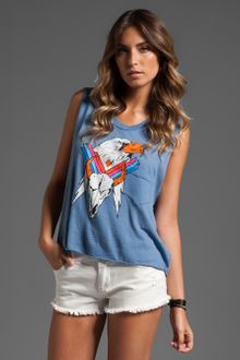 Wildfox Couture Apache Eagle Charlie Crop Tank - Lyst
