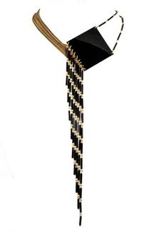 Zelia Horsley Jewellery Black Crystal Shard Necklace - Lyst