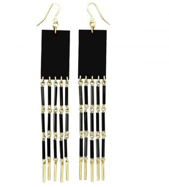 Zelia Horsley Jewellery Rectangle Row Earrings - Lyst