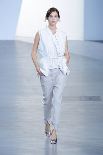  Spring 2012 Silver Peep-Toe Heels 