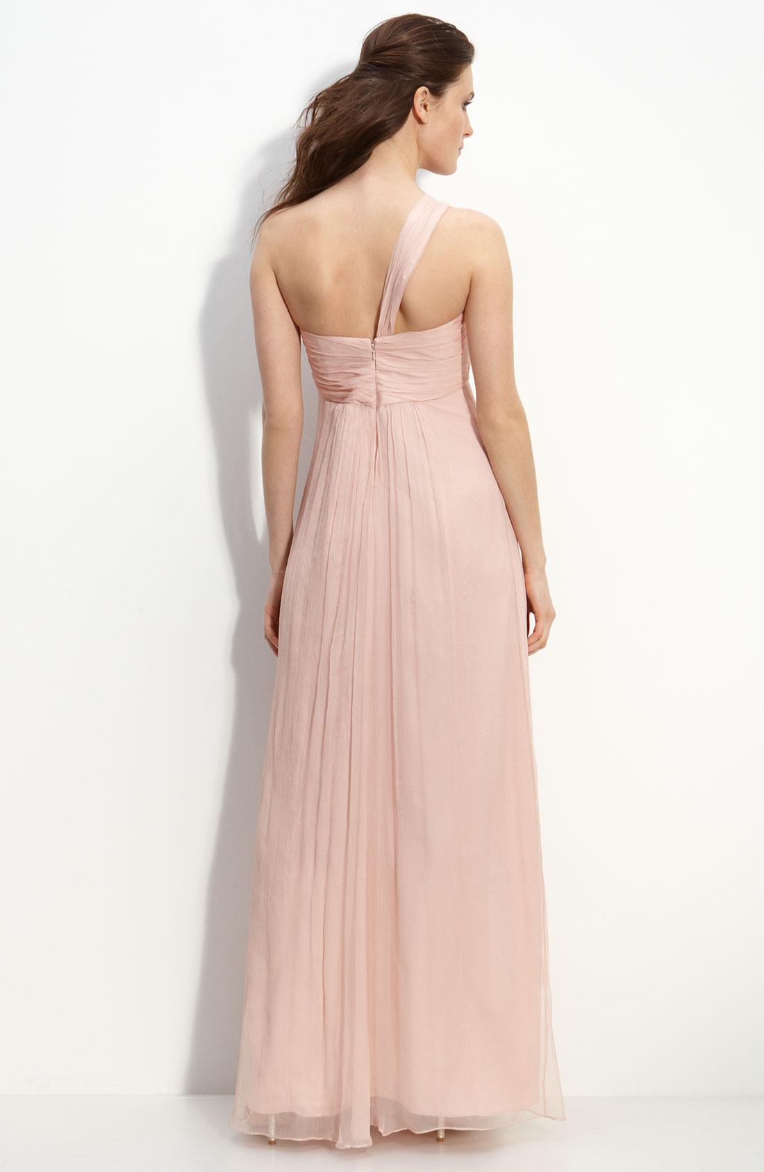 bow shoulder gown