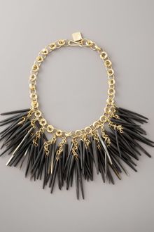 Ashley Pittman Dark Horn Quill and Bronze Necklace - Lyst