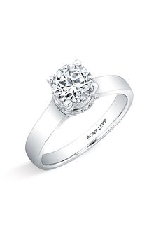 Bony Levy Bridal Diamond Pavé Semi Mount Ring (nordstrom Exclusive) - Lyst