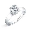 Bony Levy Bridal Diamond Pavé Semi Mount Ring (nordstrom Exclusive) in Silver (white gold) - Lyst