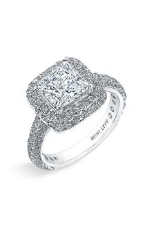 Bony Levy Bridal Pavé Diamond Semi Mount Ring (nordstrom Exclusive) - Lyst