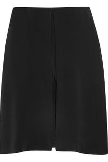 Chloé Slit-front Crepe Skirt - Lyst
