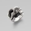 David Yurman Black Diamond & Sterling Silver Ring in Silver - Lyst
