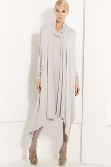 Donna Karan New York Collection Draped Jersey Cozy - Lyst