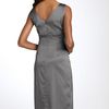 Donna Ricco Stretch Satin Sheath Dress in Gray (pewter) - Lyst