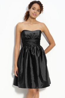 Eliza J Strapless Taffeta Dress - Lyst