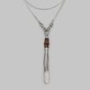 Gucci Sterling Silver & Bamboo Tassel Necklace in Silver - Lyst