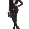 Helmut Lang Crux Wool and Leather Jacket in Black - Lyst