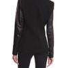 Helmut Lang Crux Wool and Leather Jacket in Black - Lyst