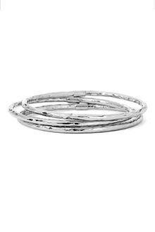 Ippolita Glamazon Skinny Hammered Bangle - Lyst