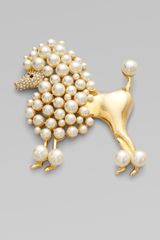 Isaac Mizrahi Poodle Pin