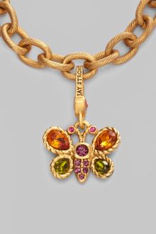 Jay Strongwater Jeweled Butterfly Charm - Lyst