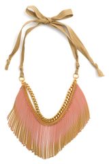 Juicy Couture Wanderlust Gradient Fringe Necklace