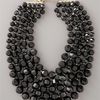 Kate Spade Black Bead Bib Necklace in Black - Lyst