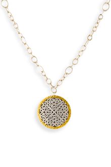 Lois Hill 2-Tone Long Pendant Necklace  - Lyst