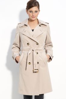 London Fog Double Breasted Trench - Lyst