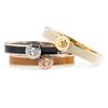 Marc By Marc Jacobs Turnlock Hinged Bangle in Black (black/ silver) - Lyst