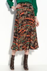Marc By Marc Jacobs Running Impala Silk Midi Skirt