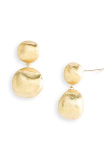 Marco Bicego Africa Gold Double Drop Earrings - Lyst