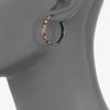 M.c.l By Matthew Campbell Laurenza Multicolored Sapphire Pavé Hoop Earring in Multicolor (multi) - Lyst