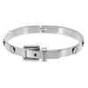 Michael By Michael Kors Astor Buckle Bangle  in Silver - Lyst